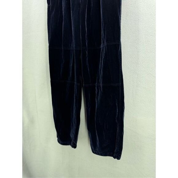 GodBody Denim Technology Womens Navy Blue Baggy Velvet Sweatpants Size XL - Picture 4 of 10